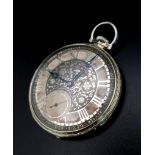 An Antique Rare Art Deco Style Illinois 14k Gold Pocket Watch. A. Lincoln, 19 jewel movement and a
