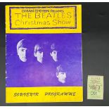 The BEATLES Christmas show programme and ticket from Thursday, January 2nd at the Astoria,