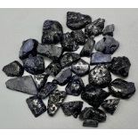 303.55 Ct Rough Blue Sapphire Lot.