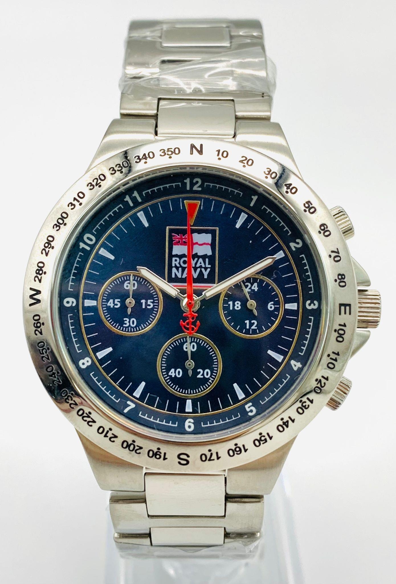 Unworn Limited Edition ‘Sovereign on the Seas’ Royal Navy Chronograph Watch, still in Original Box