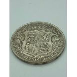 SILVER HALF CROWN 1919 in Very/extra fine condition. Having bold and clear definition to both sides.