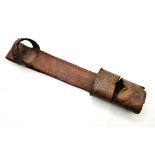 WW2 British Home Guard leather bayonet frog for the P1907, P13 and P17 bayonets.