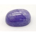 8.20 Ct Natural Tanzanite. Blue. Oval Cabochon. Comes with GLI Certificate.