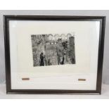 A Printers Proof of an Arturo Di Stefano Etching. In frame - 68 x 56cm.