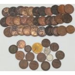 A Mixed Lot of Coins. Mostly Pennies Through The Years 1897-1946. Please see photos.