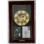 A Bradford Exchange Elvis Presley 75th Anniversary Limited Edition Tribute Collection. Framed - 44 x