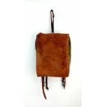 WW2 German 1939 Dated Tornister/Haversack. Canvas and leather construction, with horse fur covered