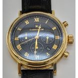 An Ex Display Unworn Men’s Thomas Earnshaw Gold Tone Chronograph Quartz Watch 44mm Including Crown
