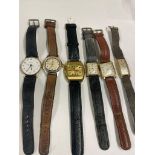 Vintage gents watches , x5 tick x1 overwound