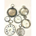 Antique silver fusee pocket watch and others AF