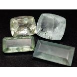 A mixed lot of 30.20cts Natural Aquamarine- AAA Grade.