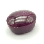 12.25 Ct Untreated Star Ruby. Red. Oval Cabochon. Comes with GLI Certificate.