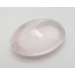 40.11ct Natural Rose Quartz Gemstone AAA Grade with ITLGR Certification.