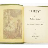 1916 Edition of "They" by Rudyard Kipling, with beautiful colour illustrations and Japanese