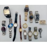 A Mixed Lot of 12 Watches. Includes: Calvin Klein, Timex, Spirit and Cavalier. a/f