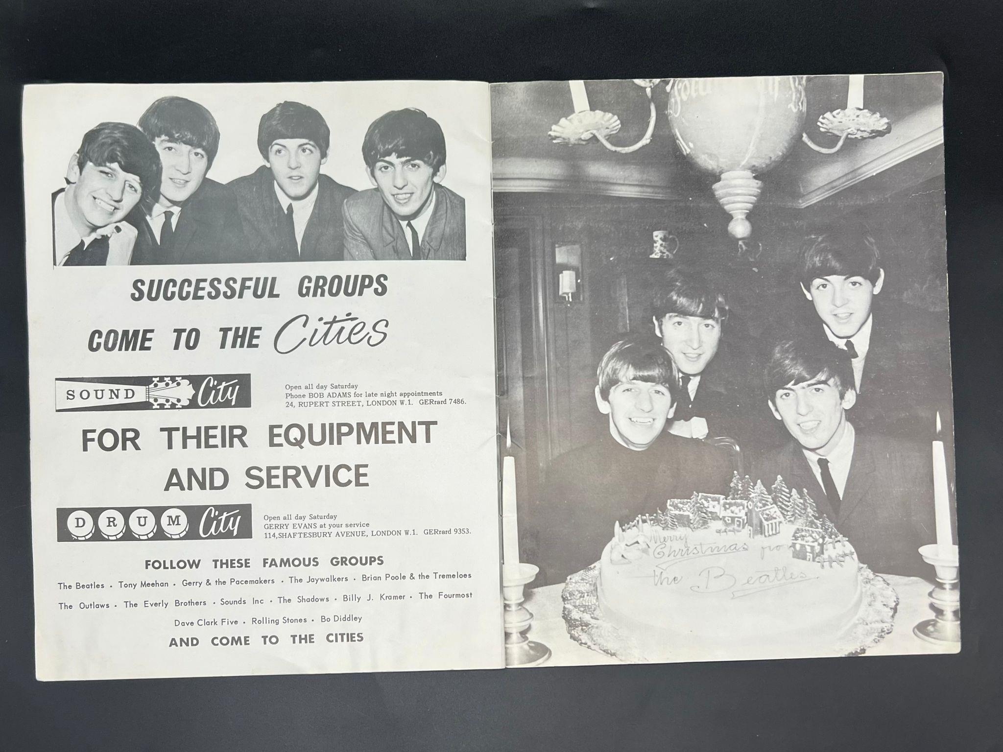 The BEATLES Christmas show programme and ticket from Thursday, January 2nd at the Astoria, - Image 5 of 6