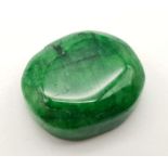 16.25 Ct Aventurine Quartz. Green. Oval Cabachon. Comes with IGL&I Certificate.