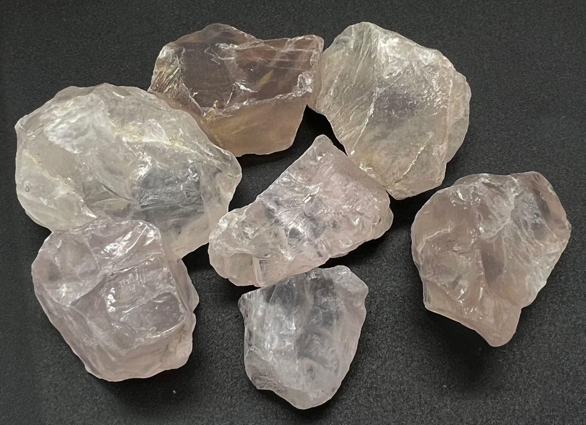 345.40 Ct Rough Rose Quartz Lot.