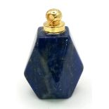 A Chunky Lapis Lazuli Pendant. 3.5cm x 2cm. 20.48G.