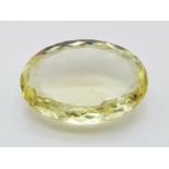 13.11ct Lemon Quartz Gemstone IDT Certified