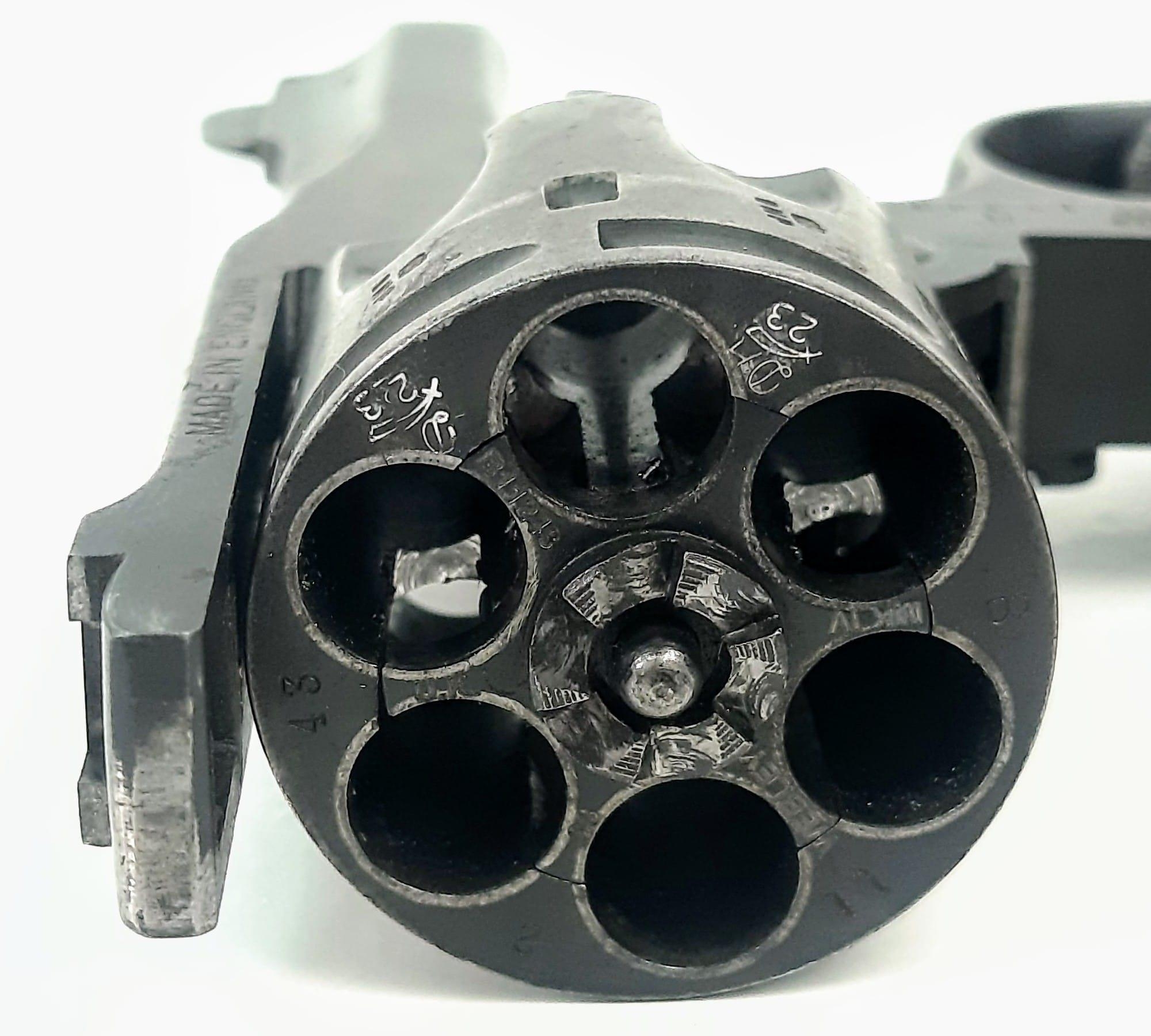 A Deactivated British Webley Mark IV Service Revolver Pistol. Introduced in 1899 and made its mark - Image 4 of 7