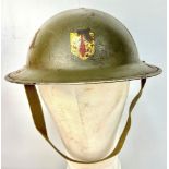 1939 Dated British Army MK II Helmet. Used by the Irish Army during their emergency crisis 1939-