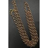 A Vintage Rose Gold Belcher Link Chain. 66cm. 13.88g