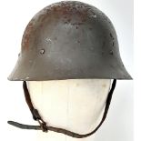 WW2 Japanese Civil Defence (Home Guard) Helmet with loner.