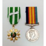 Medal pair consisting of Vietnam Medal and Republic of Vietnam Campaign Medal, as issued to the