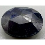 9.65 Ct Natural Blue Sapphire. Oval Shape. GLI Certificate.