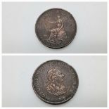 A 1799 George III Farthing - VF. S3779