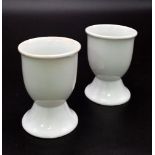 A Pair of 1941 Dated Kriegsmarine China Egg Cups.