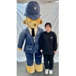 A Vintage Giant Seven Foot Tall Merrythought Police Constable Teddy Bear. This wonderful piece was