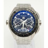 A Limited Edition (947/3500) Tag Heuer Mercedes Benz SLR Chronograph Gents Watch. Stainless steel