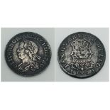 A High Quality Replica 1658 Cromwell Commonwealth Silver Sixpence Coin. VF.