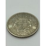 SILVER CROWN 1937 in brilliant/probably uncirculated condition. Both coin sides having clear and