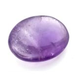 A 22.35ct Natural Amethyst, in an Oval Cabochon Shape. Comes with a GLI Certificate