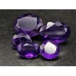 A 29.05ct Natural Amethyst Lot, in an Oval cut shape.