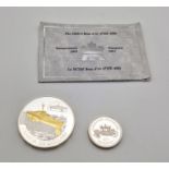 A Parcel of Two Sterling Silver Limited Edition Coins Comprising; 1) 2003 Canadian $20 Dollars