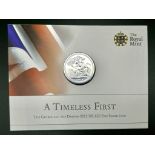 Unopened .999 Fine Silver £20 Coin Depicting George and the Dragon. 27mm Diameter, 15.71 Grams