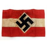 3rd Reich Printed Hitler Youth ArmBand.