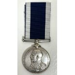 Royal Navy Long Service and Good Conduct Medal, GVR robed effigy (swivel suspender), named to 209879