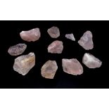 A 1000ct Assorted Rough Rose Quartz Lot.