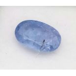 2.10ct natural Blue Sapphire heated, Probably Kashmir Origin - Heated. Gemstone laboratories