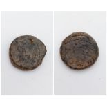 Ancient Roman AE4 Constantius II circa 347-355 AD DIAMETER: 12mm WEIGHT: 2.5g MATERIAL: Bronze