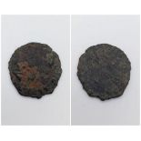 Ancient Roman Bronze follis Licinius I circa 308-324 AD DIAMETER: 19mm WEIGHT: 1.9g MATERIAL: