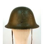 WWII RARE JAPANESE IMPERIAL AIR FORCE DURALUMIN PROTOTYPE HELMET . THESE HELMETS WERE SPECIFICALLY