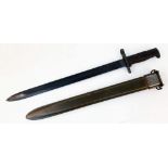1919 Dated US 16-inch 1905 Pattern Springfield Bayonet Re-issued to the US Marine Corps fighting