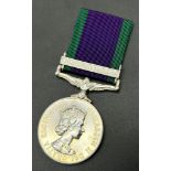 General Service Medal 1962 with clasp ‘Northern Ireland’; named to 24125552 Gdsmn R Newton Coldm Gds