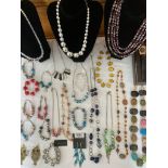 Large selection of better quality costume jewellery to include M&S, FRENCH CONNECTION ,together with